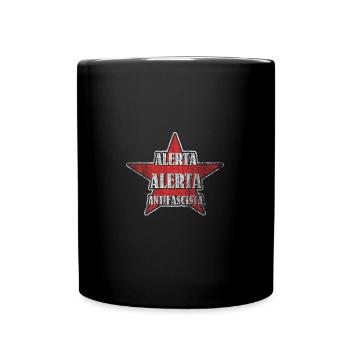 The real Antifa - Full Colour Mug - black - Front