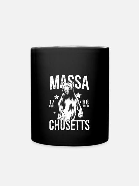 Massachusetts - Tasse einfarbig - Schwarz