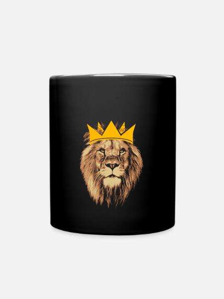 Black King - Tasse einfarbig - Schwarz