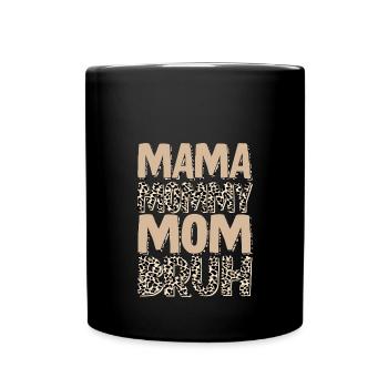 Maman Maman Maman Bruh - Mug uni - noir - Devant