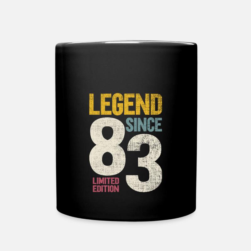 Legende seit 1983 Geburtstag - Tasse einfarbig - Schwarz