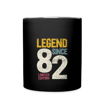 Légende depuis l’anniversaire de 1982 - Mug uni - noir - Devant