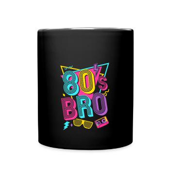 Ich Liebe die 80er - Tasse einfarbig - Schwarz - Vorne