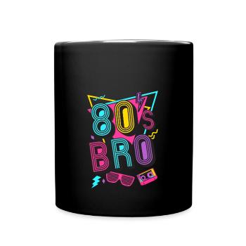 Ich Liebe die 80er - Tasse einfarbig - Schwarz - Vorne