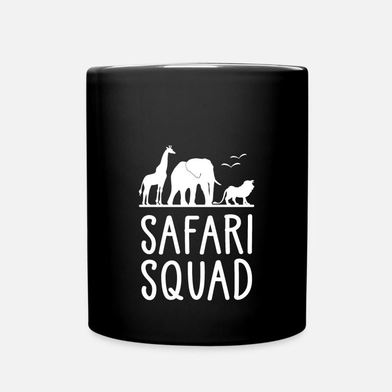Safari Squad - Tasse einfarbig - Schwarz