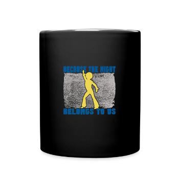 80s Night Belongs To Us - Full Colour Mug - black - Front
