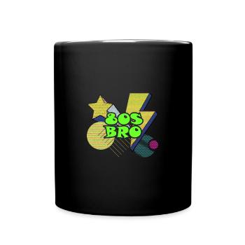 80s Bro 80's Disco Party - Full Colour Mug - black - Front