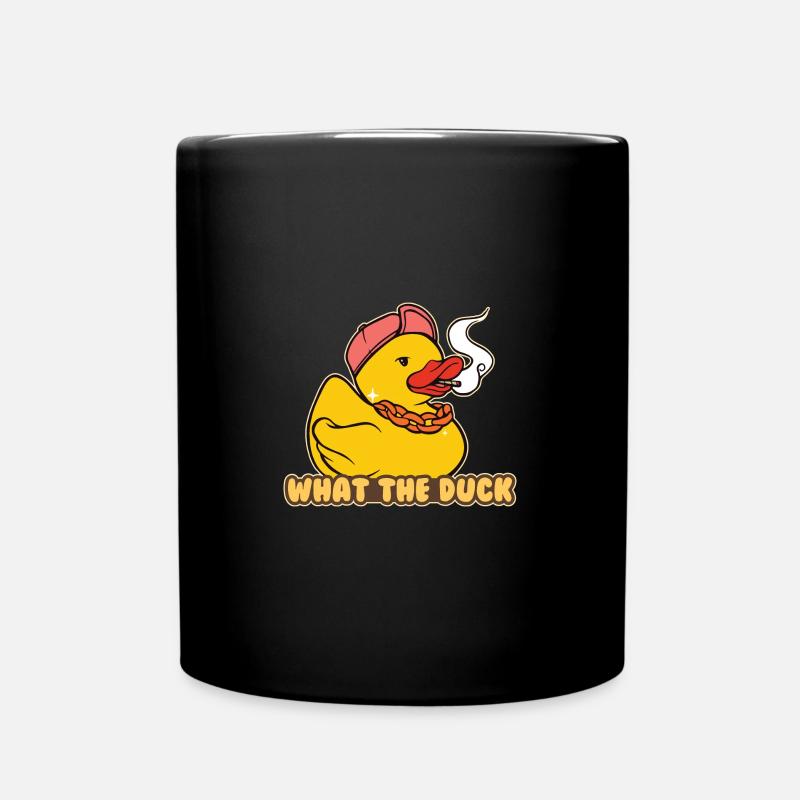 Rubber Duckie What The Duck Lover - Tasse einfarbig - Schwarz