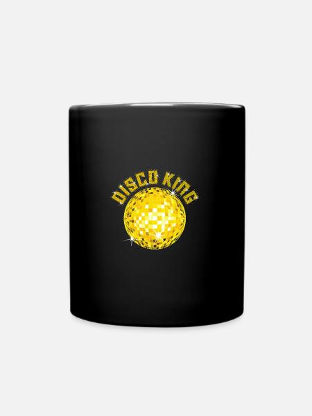 Disco King Dancing Party Retro Disco - Tasse einfarbig - Schwarz