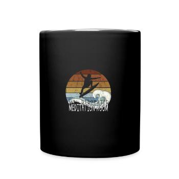 My own meditation room Green Room Pipeline - Full Colour Mug - black - Front