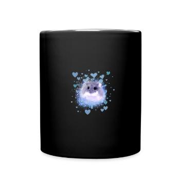 zwerghamster,hamster,braun,graffiti,malerei - Tasse einfarbig - Schwarz - Vorne