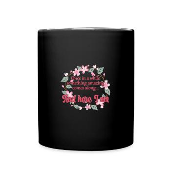 L’incroyable arrive avec la fête des mères - Mug uni - noir - Devant