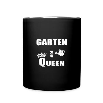 Garten - Tasse einfarbig - Schwarz - Vorne
