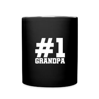 Bester Opa Spruch Geschenk Shirt - Tasse einfarbig - Schwarz - Vorne