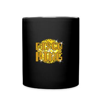 Disco King Dancing Party Retro Disco - Full Colour Mug - black - Front