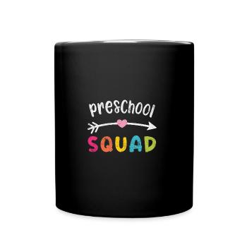 SCHULKIND EINSCHULUNG SCHULANFANG SCHULE SPRÜCHE - Tasse einfarbig - Schwarz - Vorne