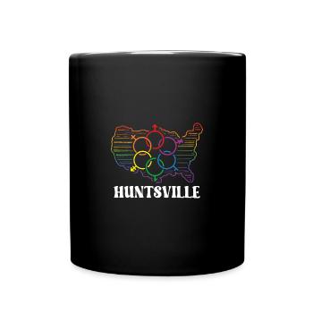 Huntsville Pride Month Pride Flag LGBT Community L - Tasse einfarbig - Schwarz - Vorne