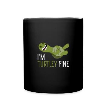 Turtle Turtle Pun Gift - Mug uni - noir - Devant