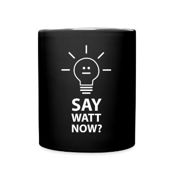 Physiker Licht - Tasse einfarbig - Schwarz - Vorne