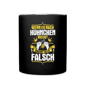 Elektroniker Elektriker Elektroinstallateur - Tasse einfarbig - Schwarz - Vorne