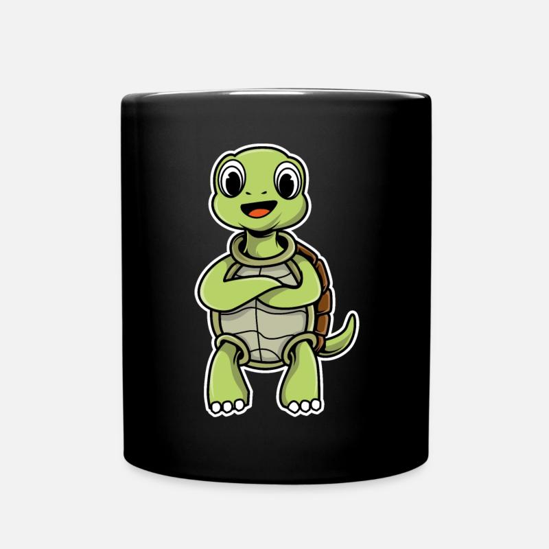 tortue - Mug uni - noir