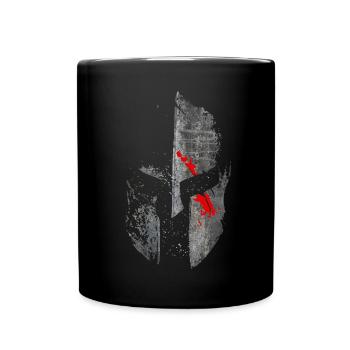 Masque de Spartacus - Spartan - Gladiator - Mug uni - noir - Devant
