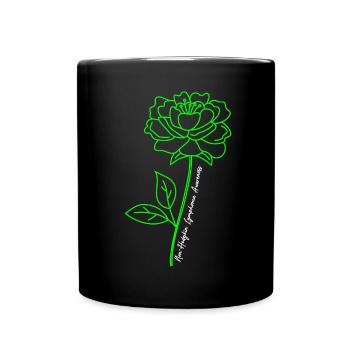 Le cancer de la conscience du lymphome non hodgkinien vaincre le Che - Mug uni - noir - Devant