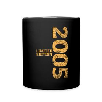 Limited Edition 2005 18th Birthday Gift - Full Colour Mug - black - Front