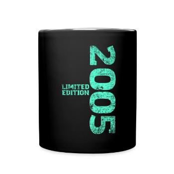 Limited Edition 2005 18th Birthday Gift - Full Colour Mug - black - Front