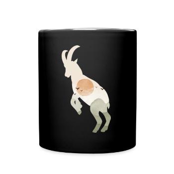 Mouflon d’Amérique - Mug uni - noir - Devant