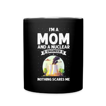 Kernenergie Spruch für Kernenergie - Tasse einfarbig - Schwarz - Vorne
