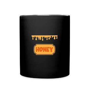 Honeypot Sweet Cute Lazy Halloween Costume - Mug uni - noir - Devant