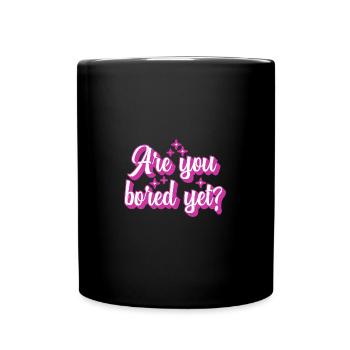 Êtes-vous ennuyé mais rétro - Mug uni - noir - Devant