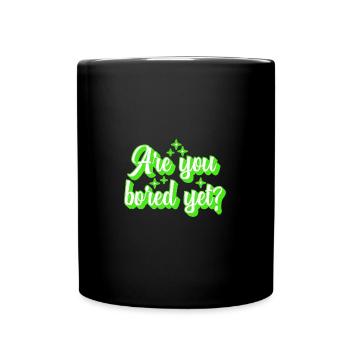Êtes-vous ennuyé mais rétro - Mug uni - noir - Devant