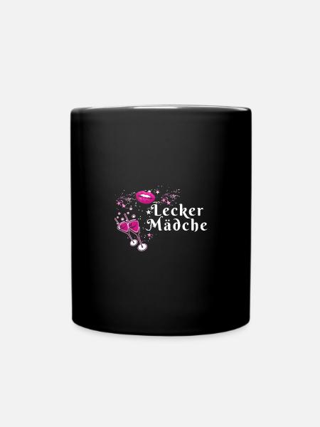 Lecker mädche, leckermädsche,karneval,Sterne, part - Tasse einfarbig - Schwarz