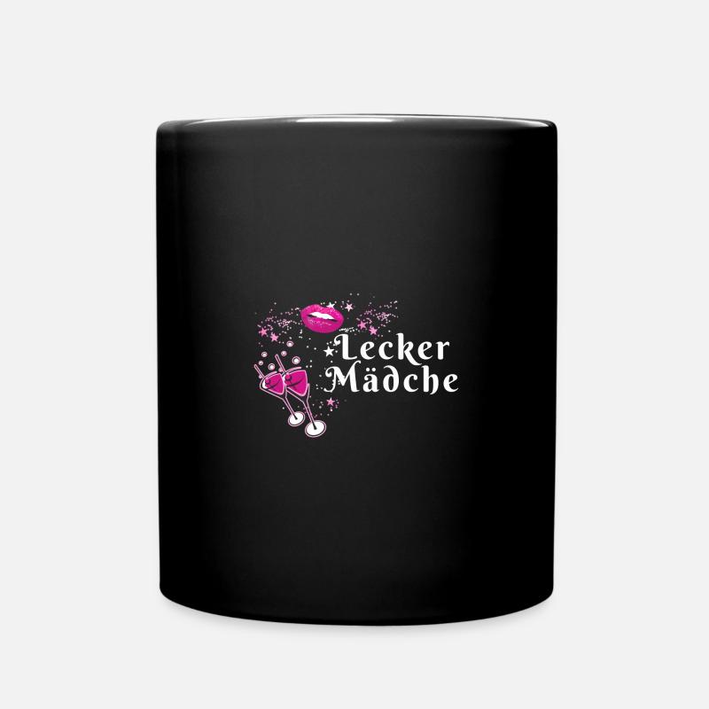 Lecker mädche, leckermädsche,karneval,Sterne, part - Tasse einfarbig - Schwarz