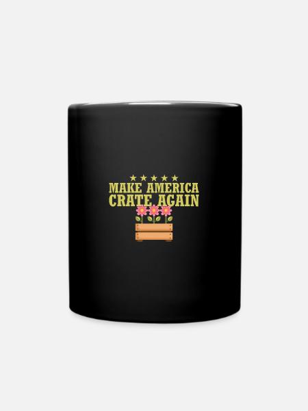 Gardening Gardener Funny Flowers Garden - Full Colour Mug - black