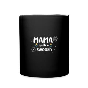 Mama Muttertag Geschenkidee Schwanger - Tasse einfarbig - Schwarz - Vorne