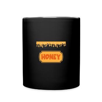 Honeypot Sweet Cute Lazy Halloween Costume - Mug uni - noir - Devant