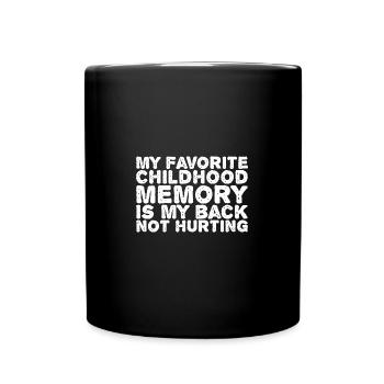 Drôle de vieil homme Anniversaire de vieille femme - Mug uni - noir - Devant