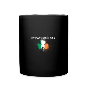 St.Patricks Day, Ireland, Ireland, Klee - Full Colour Mug - black - Front