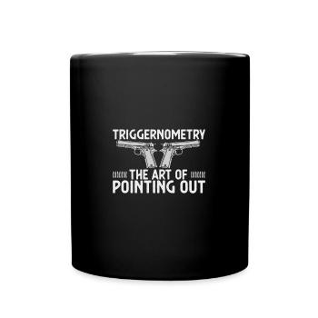 2nd Amendment Rights Triggernometry Gun - Full Colour Mug - black - Front