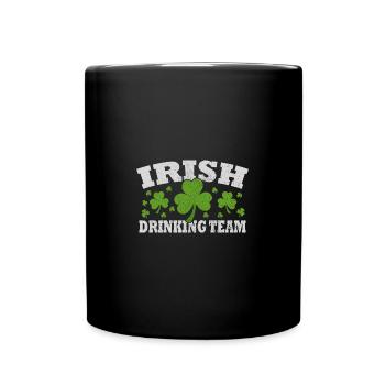 St Patrick's Day Funny Irish Drinking Team - Mug uni - noir - Devant
