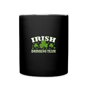 Équipe de buveurs irlandais drôles de la Saint-Patrick - Mug uni - noir - Devant