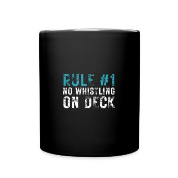 Règle #1 : Pas de bananes autorisées Croisière amusante - Mug uni - noir - Devant