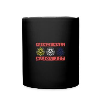 Sarcastic Freemasons Prince Hall Mason 357 - Full Colour Mug - black - Front