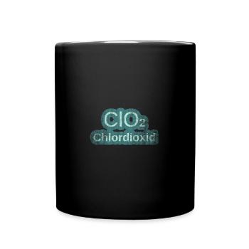chlorine dioxide - Full Colour Mug - black - Front
