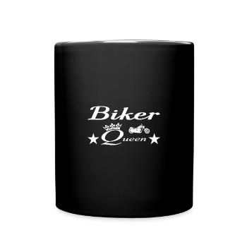 Motorrad - Tasse einfarbig - Schwarz - Vorne