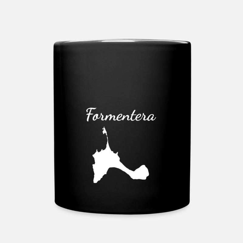 Formentera Balearen Urlaub Insel Geschenk - Tasse einfarbig - Schwarz