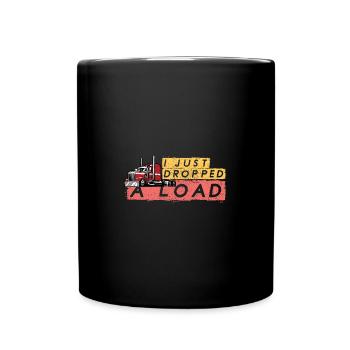 Camionneur Diesel Big Rig Semi-Remorque Camion Chauffeur - Mug uni - noir - Devant